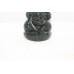 Statue Idol God Lord Ganesha Ganesh Figurine Natural Green Jade Stone E127